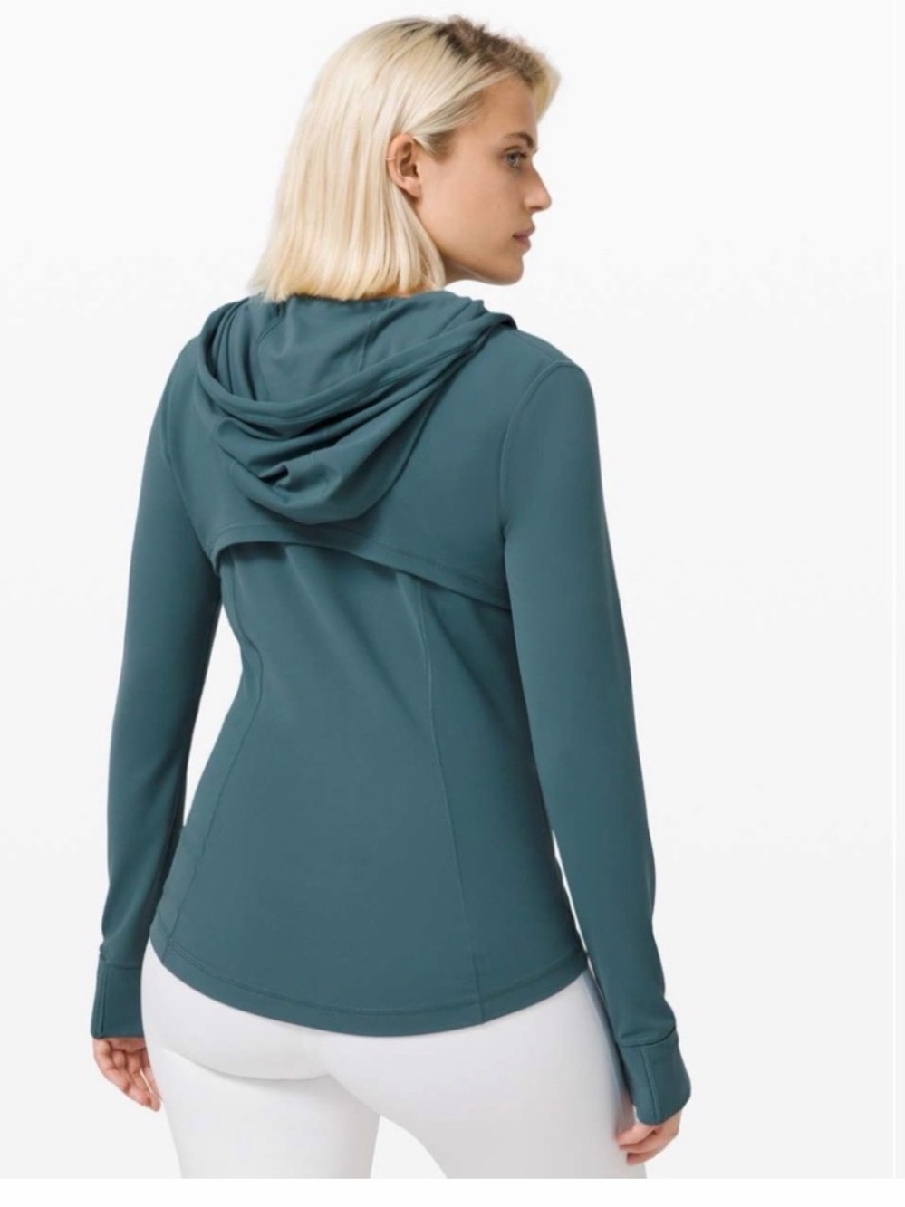 lululemon athletica aqua zip define hoodie with black trim - Picture 2 of 13